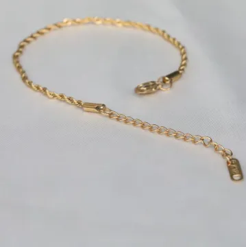 18K GoldFilled 2mm Rope Bracelet Jewelvers Bracelets 18K GoldFilled 2mm Rope Bracelet Jewelvers Bracelets