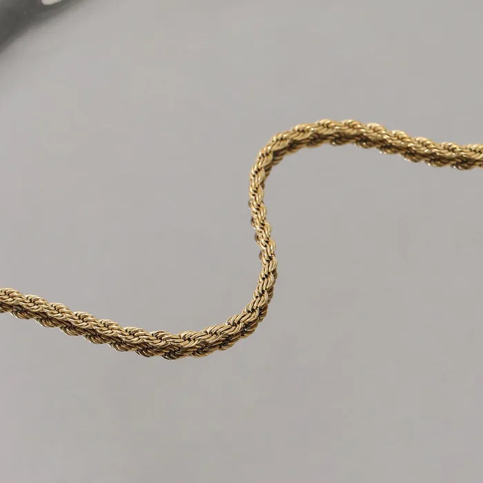 18K GoldFilled 2mm Rope Bracelet Jewelvers Bracelets 18K GoldFilled 2mm Rope Bracelet Jewelvers Bracelets