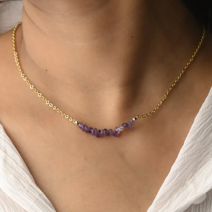 18K GoldFilled Natural Healing Crystal Necklace Jewelvers Necklaces 18K GoldFilled Natural Healing Crystal Necklace Jewelvers Necklaces