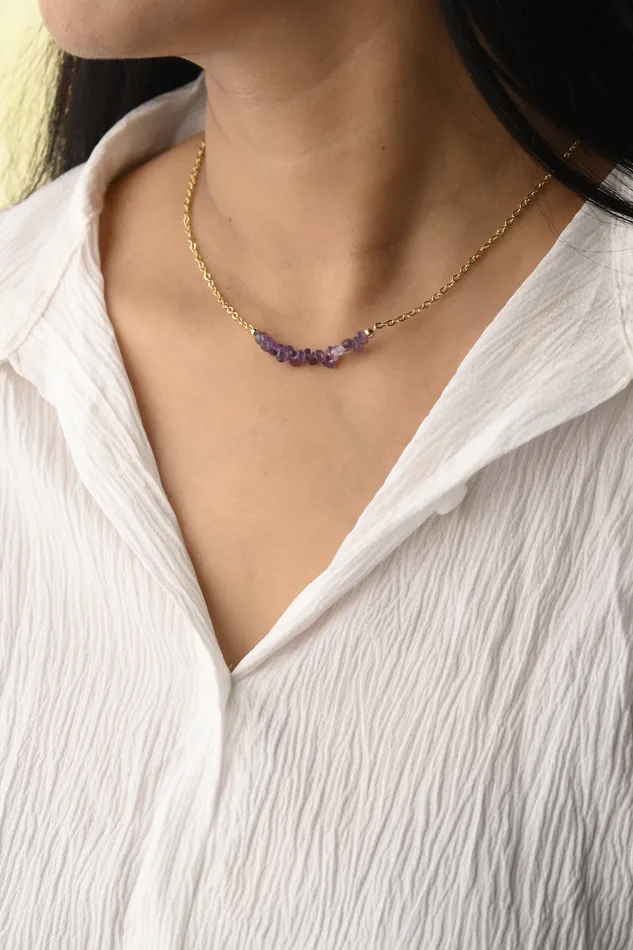 18K GoldFilled Natural Healing Crystal Necklace Jewelvers Necklaces 18K GoldFilled Natural Healing Crystal Necklace Jewelvers Necklaces