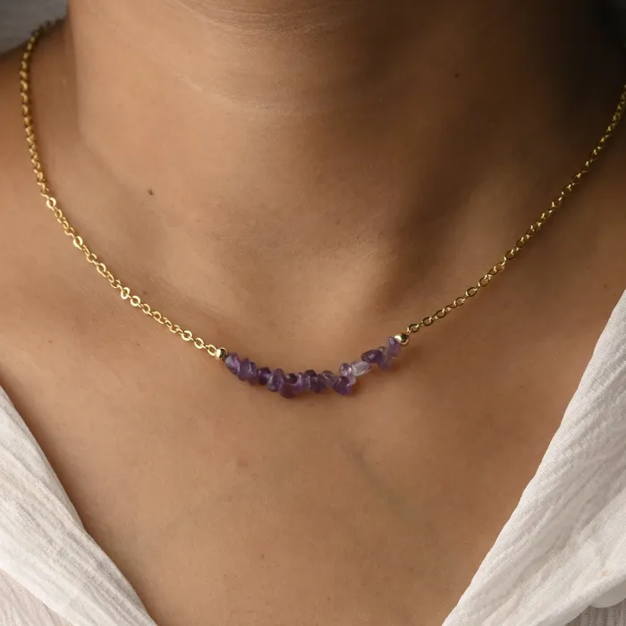 18K GoldFilled Natural Healing Crystal Necklace Jewelvers Necklaces 18K GoldFilled Natural Healing Crystal Necklace Jewelvers Necklaces