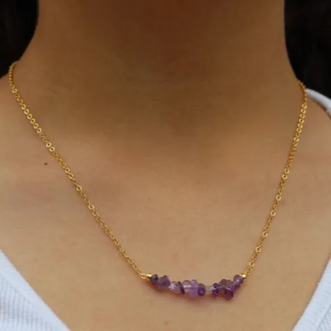 18K GoldFilled Natural Healing Crystal Necklace Jewelvers Necklaces 18K GoldFilled Natural Healing Crystal Necklace Jewelvers Necklaces