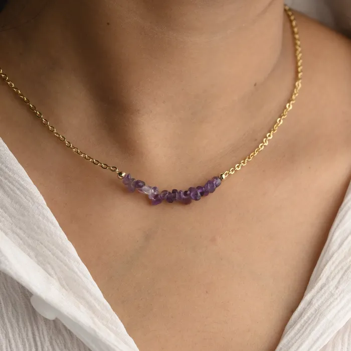 18K GoldFilled Natural Healing Crystal Necklace Jewelvers Necklaces 18K GoldFilled Natural Healing Crystal Necklace Jewelvers Necklaces