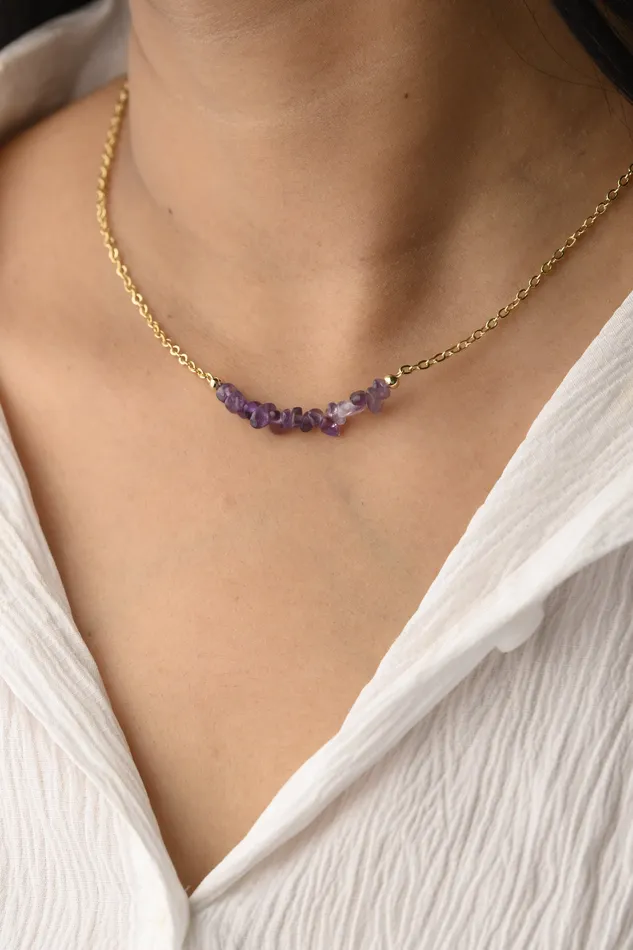 18K GoldFilled Natural Healing Crystal Necklace Jewelvers Necklaces 18K GoldFilled Natural Healing Crystal Necklace Jewelvers Necklaces