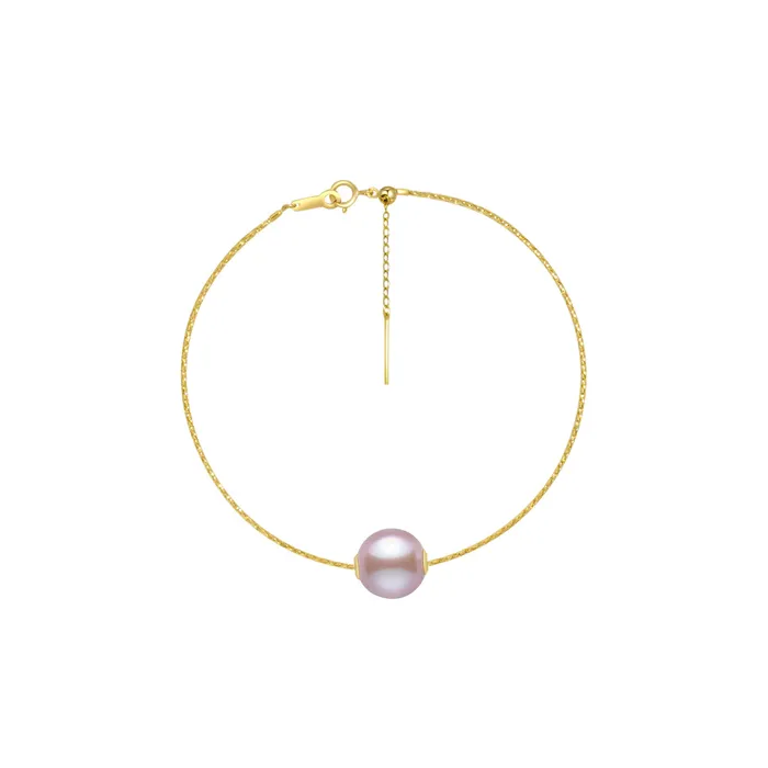 18K Solid Gold Interchangeable Pearl Bracelet KB00004 Possibilities Pearly Lustre Bracelets