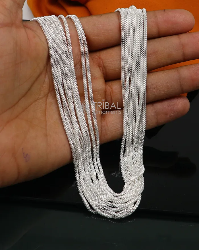 20 2mm 925 sterling silver handmade round box unique trendy style chain necklace excellent gifting jewelry for mens womens chain ch0228 TRIBAL ORNAMENTS Necklaces 20 2mm 925 sterling silver handmade round box unique trendy style chain necklace excellent gifting jewelry for mens womens chain ch0228 TRIBAL ORNAMENTS Necklaces