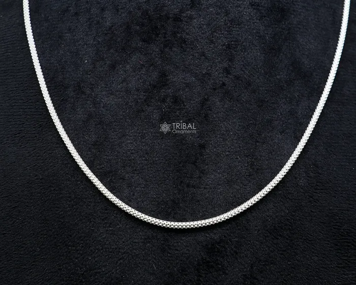 20 2mm 925 sterling silver handmade round box unique trendy style chain necklace excellent gifting jewelry for mens womens chain ch0228 TRIBAL ORNAMENTS Necklaces 20 2mm 925 sterling silver handmade round box unique trendy style chain necklace excellent gifting jewelry for mens womens chain ch0228 TRIBAL ORNAMENTS Necklaces