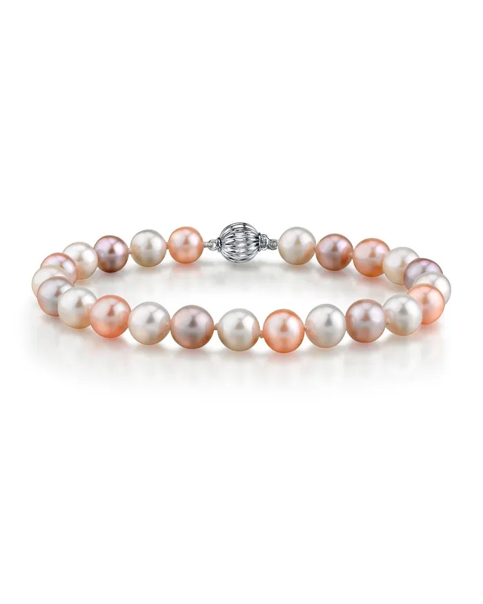 7075mm Multicolor Freshwater Pearl Bracelet AAA Quality SPT Bracelets