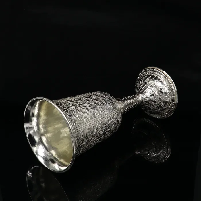 925 fine silver handmade vessel watermilk wine Glass tumbler silver flask silver utensils or articles stay healthy from bacteria sv35 TRIBAL ORNAMENTS Rings