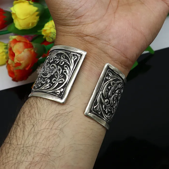 925 sterling silver adjustable tribal cuff bracelet excellent wedding cuff bangle bracelet Tribal ethnic boho Navratri jewelry cuff189 TRIBAL ORNAMENTS Bracelets