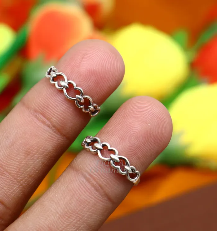 925 sterling silver handcrafted unique design vintage ethnic design brides toe ring for girls womens ytr26 TRIBAL ORNAMENTS Rings 925 sterling silver handcrafted unique design vintage ethnic design brides toe ring for girls womens ytr26 TRIBAL ORNAMENTS Rings