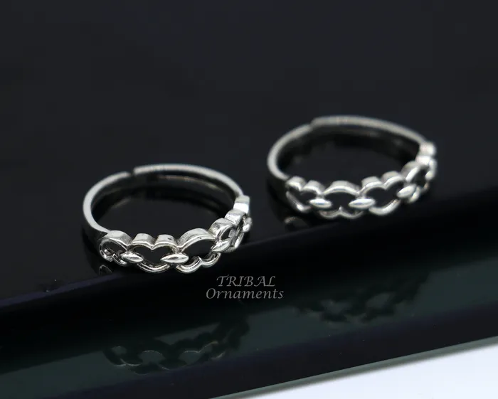925 sterling silver handcrafted unique design vintage ethnic design brides toe ring for girls womens ytr26 TRIBAL ORNAMENTS Rings