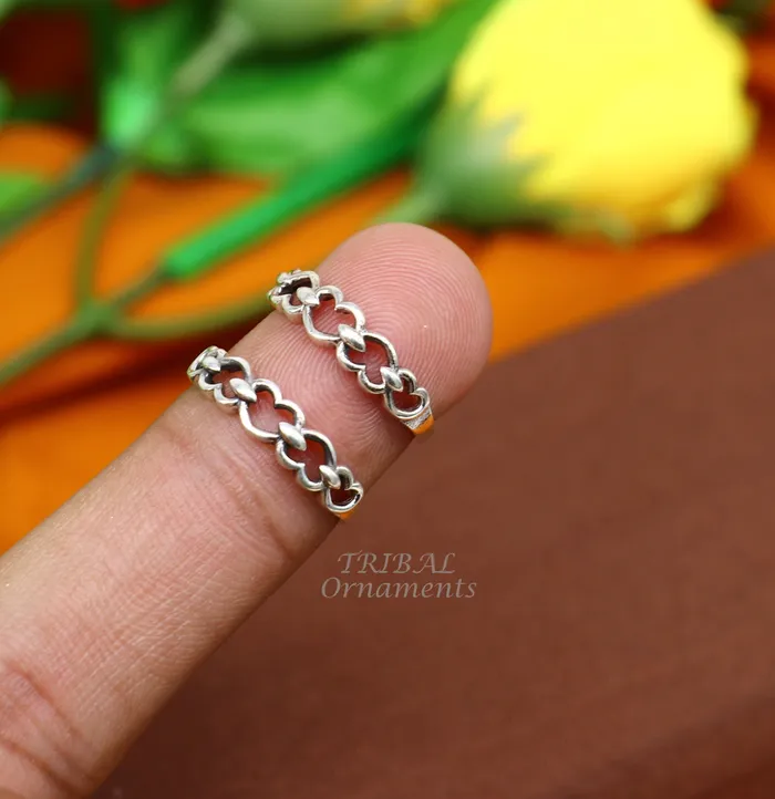 925 sterling silver handcrafted unique design vintage ethnic design brides toe ring for girls womens ytr26 TRIBAL ORNAMENTS Rings
