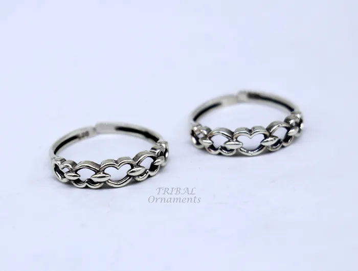 925 sterling silver handcrafted unique design vintage ethnic design brides toe ring for girls womens ytr26 TRIBAL ORNAMENTS Rings