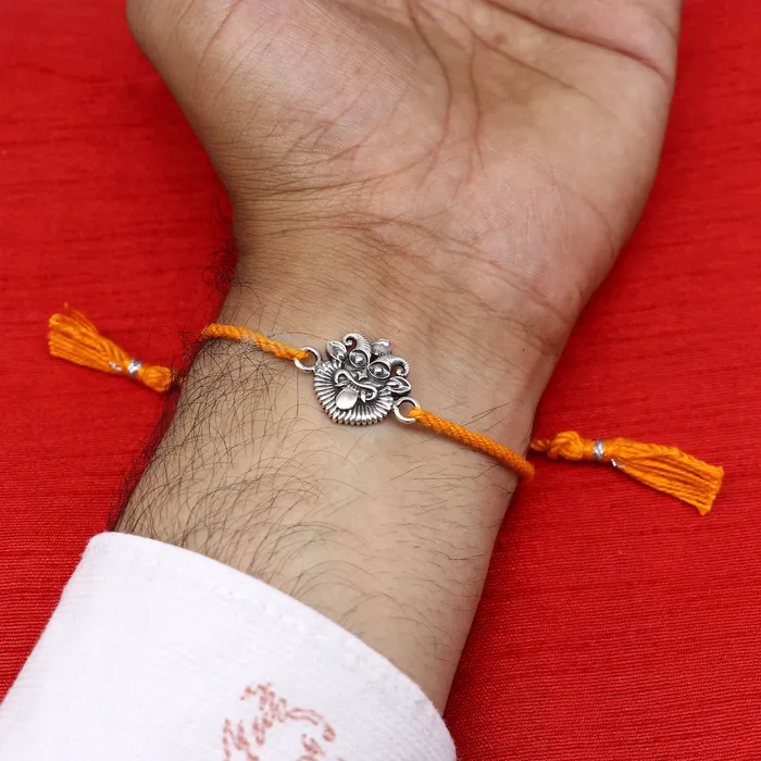 925 sterling silver handmade AumtreeloveNazar battu tri force logo Rakhi Bracelet Exclusive sibling Bracelet Rakshabandhan gift rk303 TRIBAL ORNAMENTS Bracelets 925 sterling silver handmade AumtreeloveNazar battu tri force logo Rakhi Bracelet Exclusive sibling Bracelet Rakshabandhan gift rk303 TRIBAL ORNAMENTS Bracelets