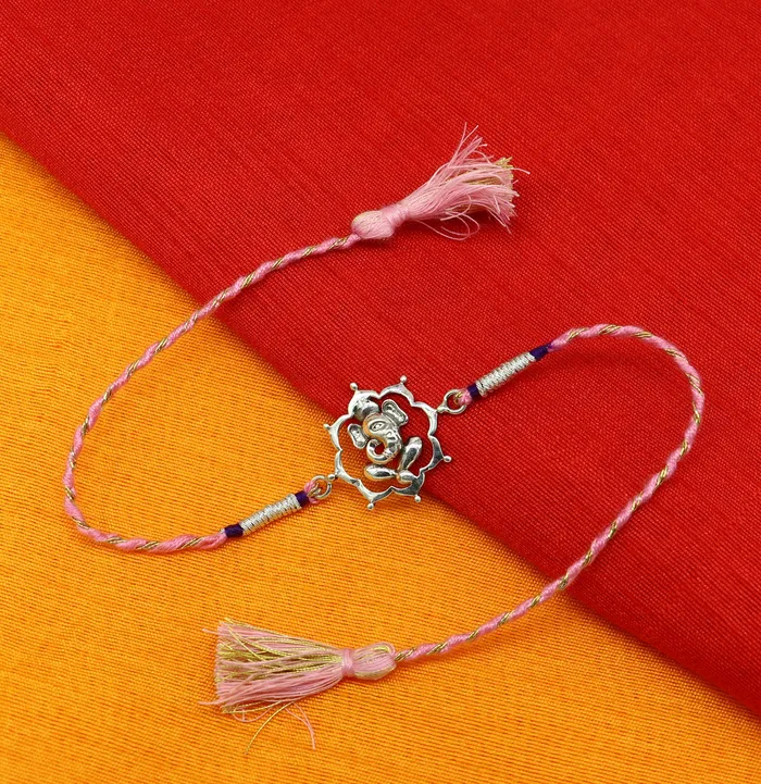 925 sterling silver handmade Ganesha design Rakhi Bracelet amazing stylish gift for Rakshabandhan rk58 TRIBAL ORNAMENTS Bracelets 925 sterling silver handmade Ganesha design Rakhi Bracelet amazing stylish gift for Rakshabandhan rk58 TRIBAL ORNAMENTS Bracelets