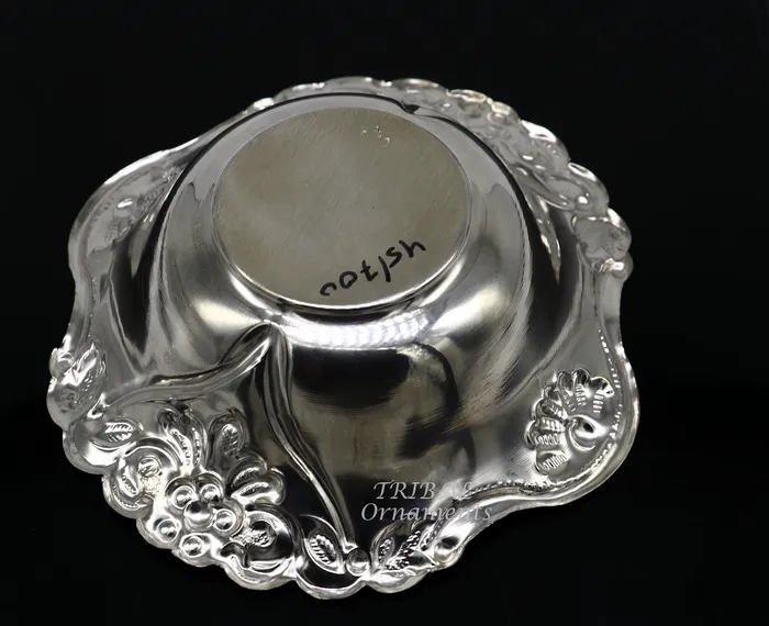 999 fine silver customized design Prasadam bowl puja utensils worshipping article silver Idols serving bowl temple article su859 TRIBAL ORNAMENTS Rings