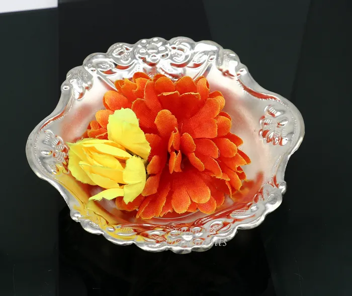 999 fine silver customized design Prasadam bowl puja utensils worshipping article silver Idols serving bowl temple article su859 TRIBAL ORNAMENTS Rings