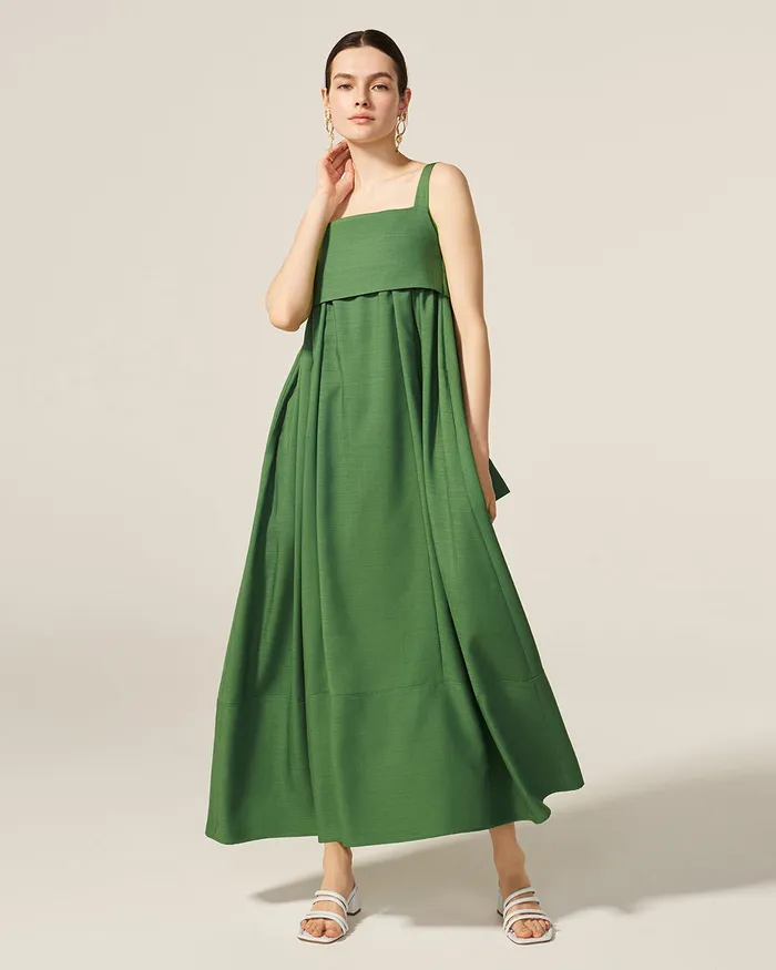 ADEAM Earrings Grass Green Park Dress