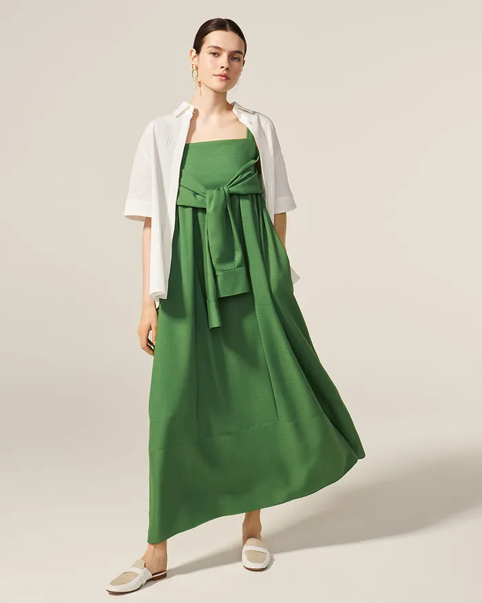 ADEAM Earrings Grass Green Park Dress ADEAM Earrings Grass Green Park Dress