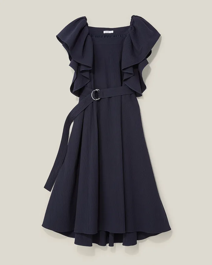 ADEAM Earrings Navy Vacation Dress ADEAM Earrings Navy Vacation Dress