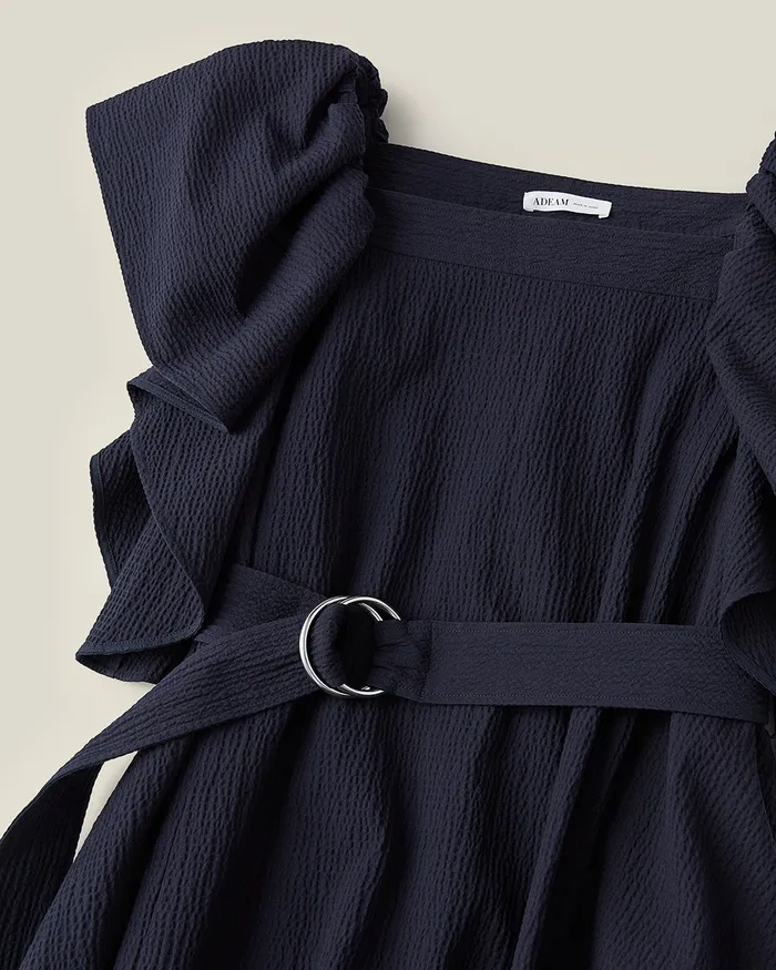 ADEAM Earrings Navy Vacation Dress ADEAM Earrings Navy Vacation Dress
