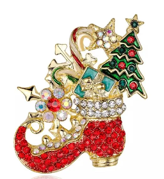 alice Necklaces F81 Elf Shoe Christmas Fashion Pin