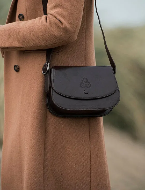 Aran Woollen Mills Leather Handbag Aran Woollen Mills Earrings