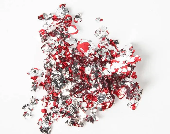 Ashley Rings NS36 REDSILVER Mix Foil Flakes