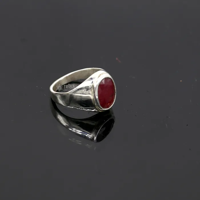 Authentic real 6 carat ruby manak stone 925 sterling silver handmade ring band for both mens and girls best Astro ring sr378 TRIBAL ORNAMENTS Rings Authentic real 6 carat ruby manak stone 925 sterling silver handmade ring band for both mens and girls best Astro ring sr378 TRIBAL ORNAMENTS Rings