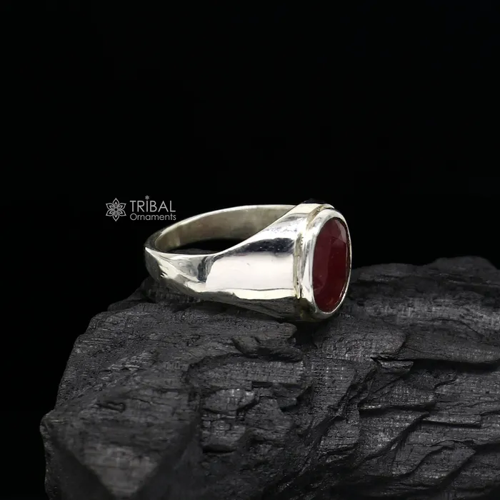 Authentic real 6 carat ruby manak stone 925 sterling silver handmade ring band for both mens and girls best Astro ring sr378 TRIBAL ORNAMENTS Rings Authentic real 6 carat ruby manak stone 925 sterling silver handmade ring band for both mens and girls best Astro ring sr378 TRIBAL ORNAMENTS Rings