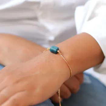 Bracelets 18K GoldFilled Cylinder Charm Gemstone Bracelet Healing Crystal Bracelet Jewelvers Bracelets 18K GoldFilled Cylinder Charm Gemstone Bracelet Healing Crystal Bracelet Jewelvers