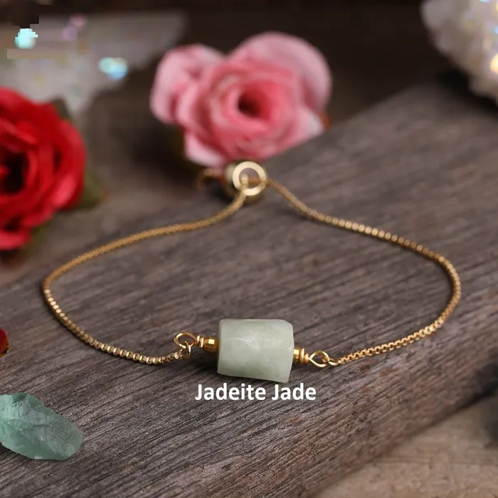 Bracelets 18K GoldFilled Cylinder Charm Gemstone Bracelet Healing Crystal Bracelet Jewelvers Bracelets 18K GoldFilled Cylinder Charm Gemstone Bracelet Healing Crystal Bracelet Jewelvers