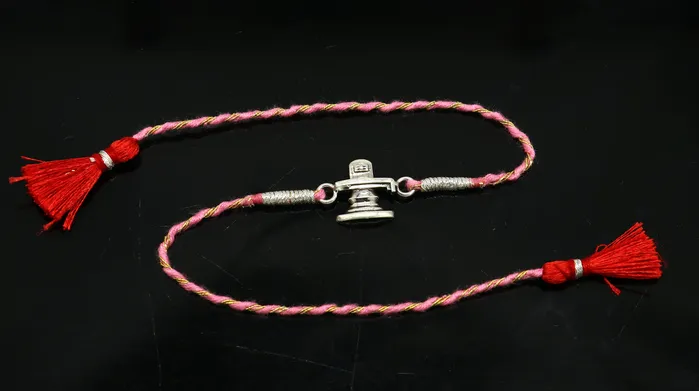 Bracelets 925 sterling silver handmade shivling design Rakhi Bracelet amazing stylish gift for Rakshabandhan rk51 TRIBAL ORNAMENTS