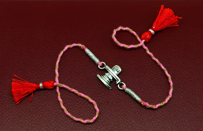 Bracelets 925 sterling silver handmade shivling design Rakhi Bracelet amazing stylish gift for Rakshabandhan rk51 TRIBAL ORNAMENTS