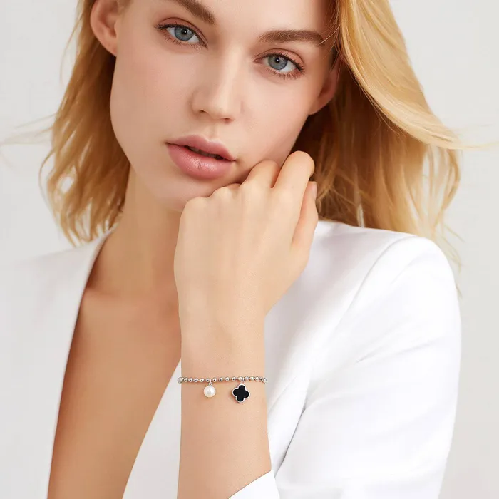 Bracelets Elegant Freshwater Pearl Bracelet WB00028 Pearly Lustre