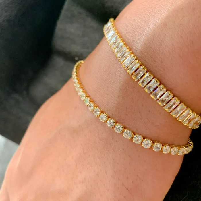 Bracelets Jewelvers 18K GoldFilled Diamond Tennis bracelet Bracelets Jewelvers 18K GoldFilled Diamond Tennis bracelet