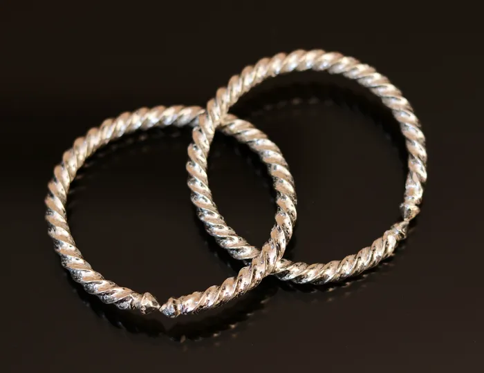 Bracelets TRIBAL ORNAMENTS Sterling silver handmade sterling silver adjustable baby bangle bracelet kada solid silver baby jewelry for unisex kids from india ba52 Bracelets TRIBAL ORNAMENTS Sterling silver handmade sterling silver adjustable baby bangle bracelet kada solid silver baby jewelry for unisex kids from india ba52
