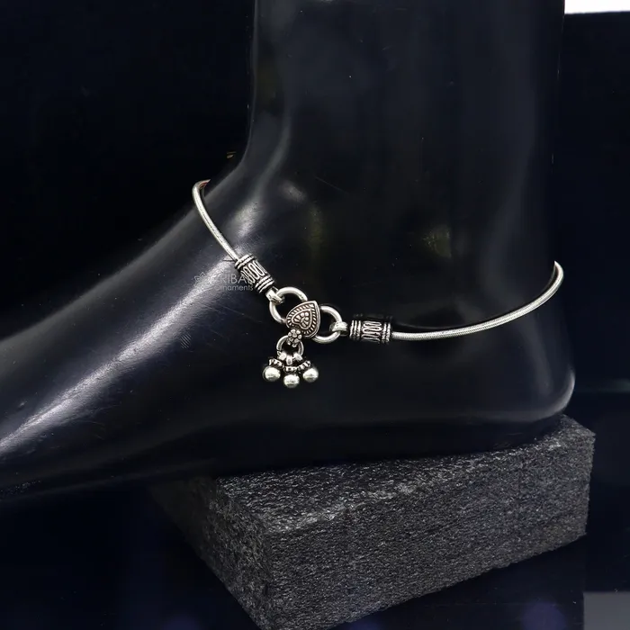 Bracelets TRIBAL ORNAMENTS Vintage antique design handmade 925 sterling silver snake chain ankle bracelet excellent customized trendy anklets foot bracelet ank594 Bracelets TRIBAL ORNAMENTS Vintage antique design handmade 925 sterling silver snake chain ankle bracelet excellent customized trendy anklets foot bracelet ank594