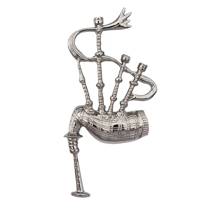 Charles Buyers Earrings Bagpipe Pewter Kilt Pin