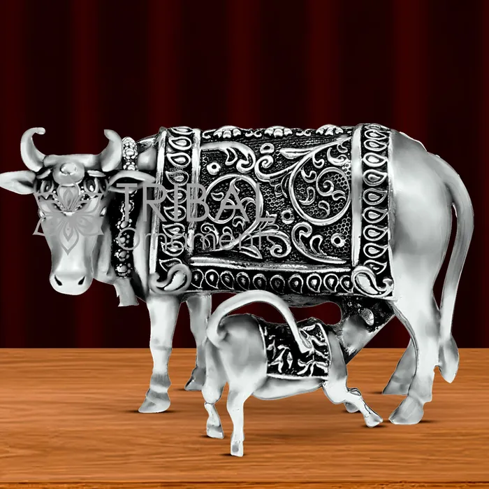 Divine cow with calf 925 sterling silver vintage Nakshi work design Kamdhenu cow deitys cow wishing cow silver worshipping puja art115 TRIBAL ORNAMENTS Rings Divine cow with calf 925 sterling silver vintage Nakshi work design Kamdhenu cow deitys cow wishing cow silver worshipping puja art115 TRIBAL ORNAMENTS Rings