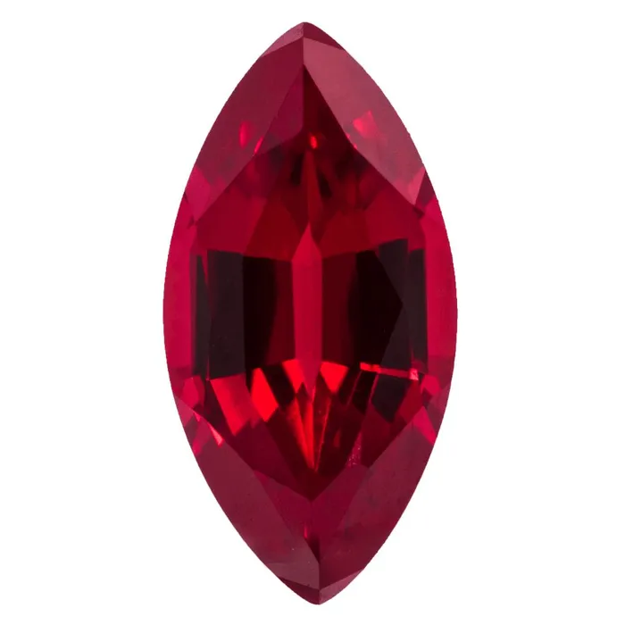 Earrings Fire Brilliance Marquise FAB LabGrown Ruby Gems