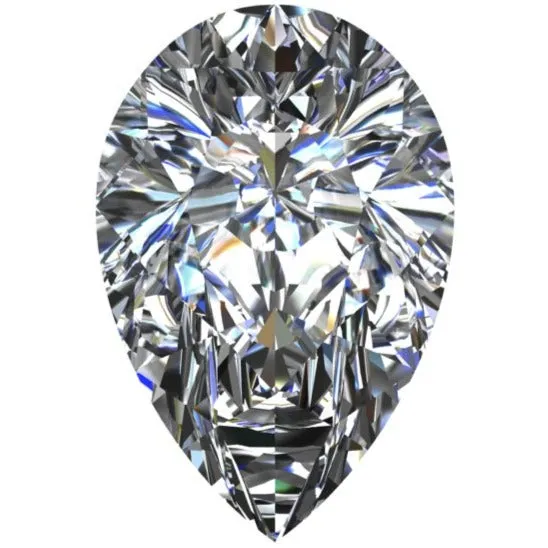 Earrings FIRE BRILLIANCE Pear LabGrown Diamond