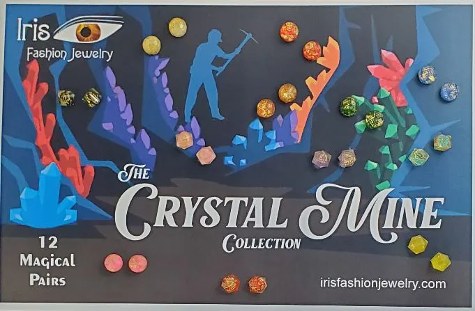 Earrings Iris Fashion Jewelry JC12 The Crystal Mine Collection Jumbo Earring Set