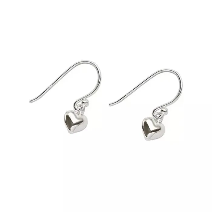 Earrings Jewelvers 925 Sterling Silver Dainty Heart Hook Earrings