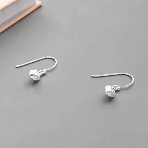 Earrings Jewelvers 925 Sterling Silver Dainty Heart Hook Earrings