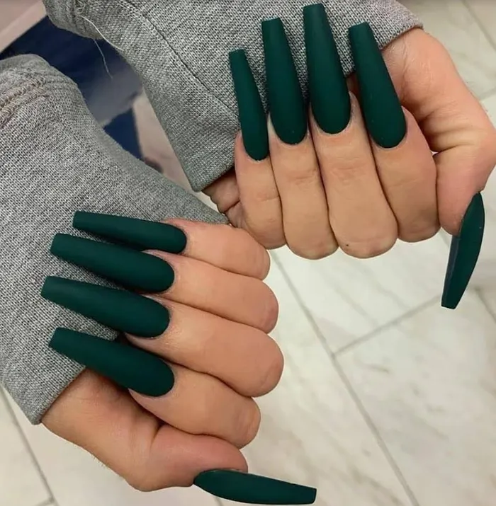 Earrings NS349 Extra Long Nails Coffin Press On 22 Pieces POLLY