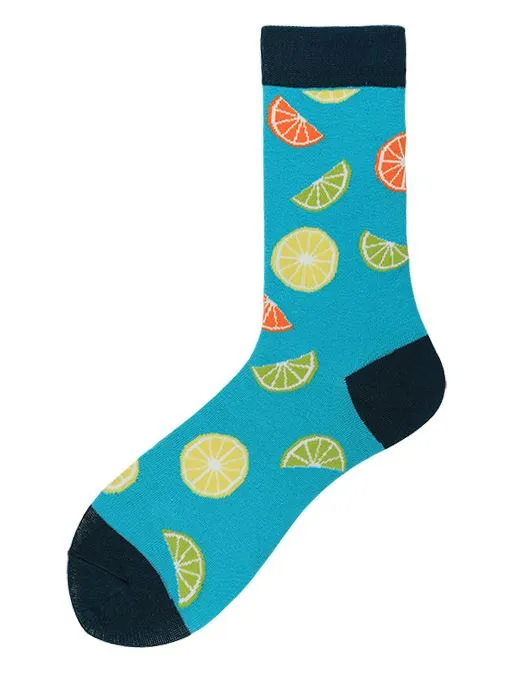 Earrings POLLY SF336 Teal Citrus Socks