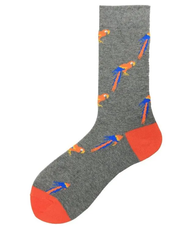 Earrings POLLY SF728 Gray Parrot Socks