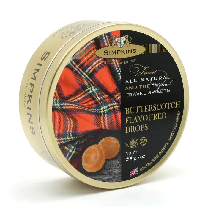 Earrings Ramsden International Simpkins Butterscotch Flavoured Travel Sweets 200g